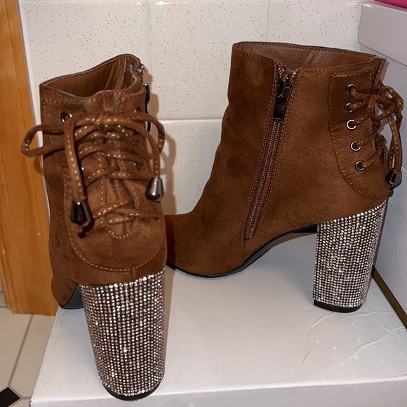 Rhinestone Booties - Picture 2 of 5